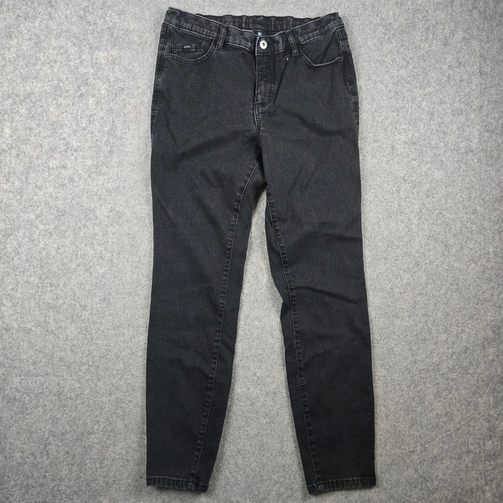 Kuhl Jeans Women 14R Black Stretch Denim‎ Gorpcore Outdoor Casual Elastic Waist